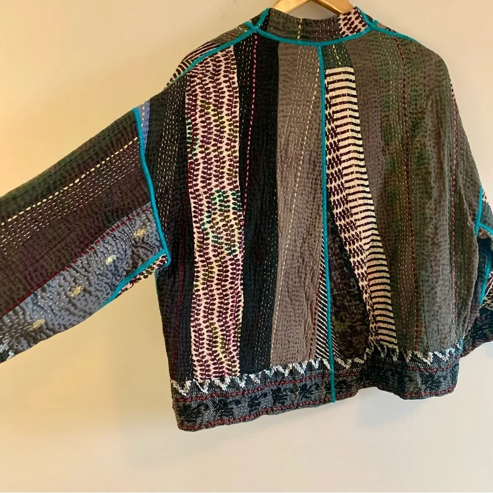 Ralli Stand Collar Cropped Jacket by Mieko Mintz
Hold for Pam Do Not Buy - Picture 6 of 9